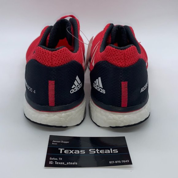 NEW Adidas Adizero Adios 4 Red Boost main image 4